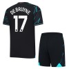 Maglia ufficiale Manchester City De Bruyne 17 Alternativa 2023-24 per Bambino